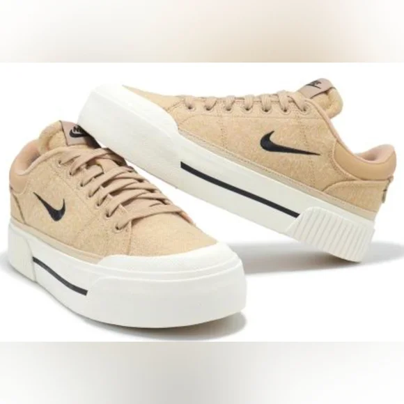 Nike Women's Court Legacy Lift Platform Sneakers Size US 7.5 NWOT MSRP 94.99 - Picture 2 of 10